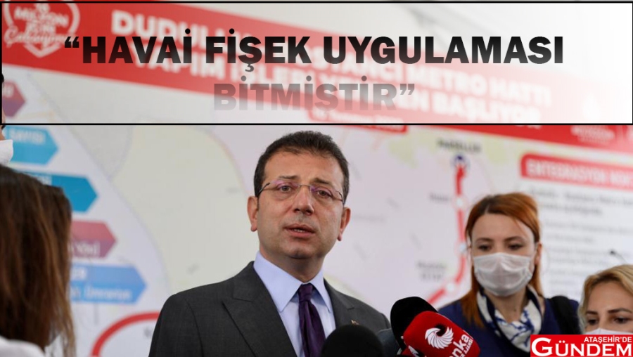 İBB'DEN VETO HAVAİ FİŞEK İMAMOĞLU